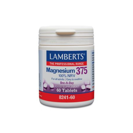 MAGNESIO 375MG 60 TABLETAS LAMBERS