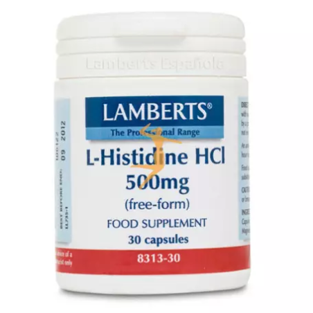 L-HISTIDINA 500MG 30CAP LAMBER