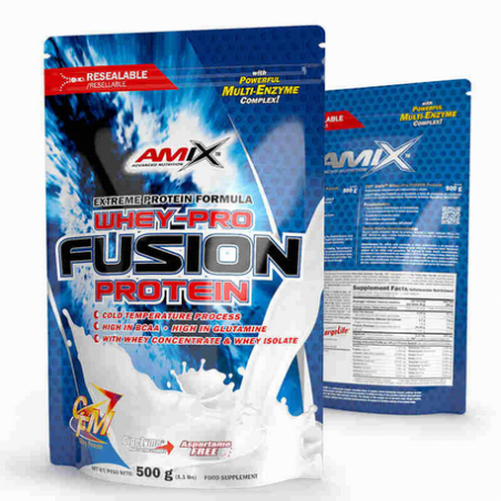 AMIX WHEY PRO FUSION PROTEIN CHOCO 500G