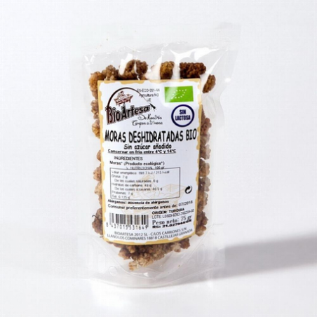 MORAS BLANCAS DESHIDRATADAS 75GR BIOARTESA