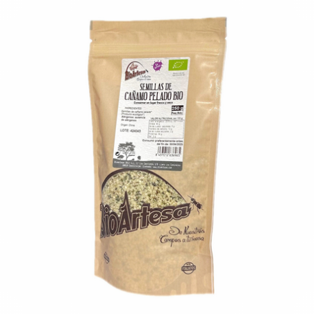 SEMILLAS DE CAÑAMO PELADO BIO 250GR BIOARTESA
