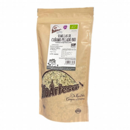 SEMILLAS DE CAÑAMO PELADO BIO 1KG BIOARTESA