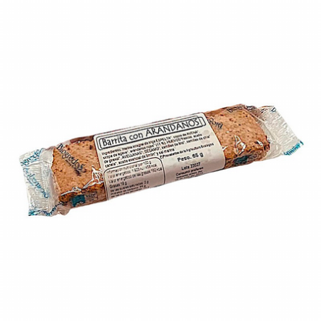 BARRITAS CON ARANDANOS 65G BIOGREDOS.