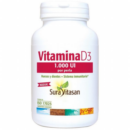 Vitamina D3  1.000 UI 120 PERLAS