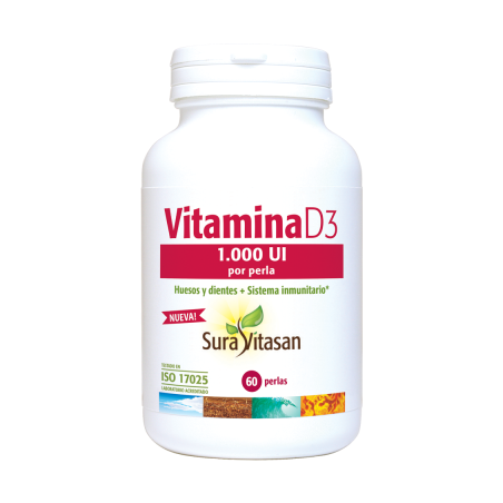 Vitamina D3  1.000 UI 60 PERLAS