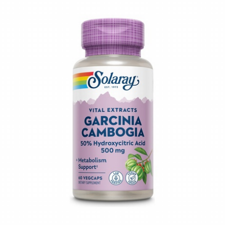 GARCINIA CAMBOGIA 500 MG- 60 CÁPSULAS VEGETALES SOLARAY