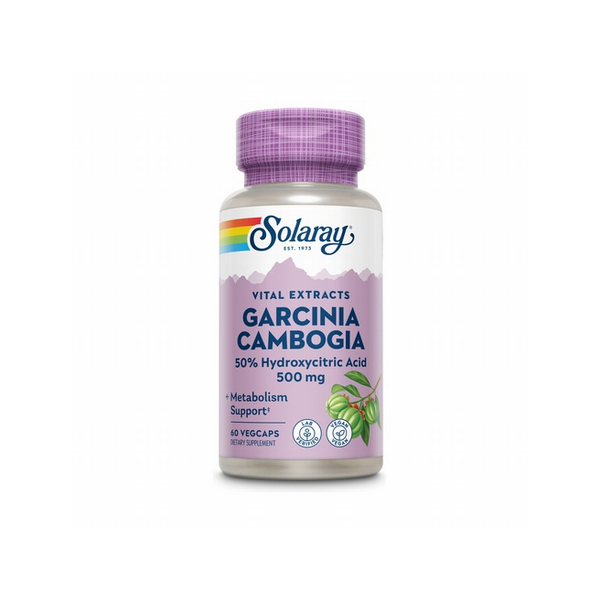GARCINIA CAMBOGIA 500 MG- 60 CÁPSULAS VEGETALES SOLARAY