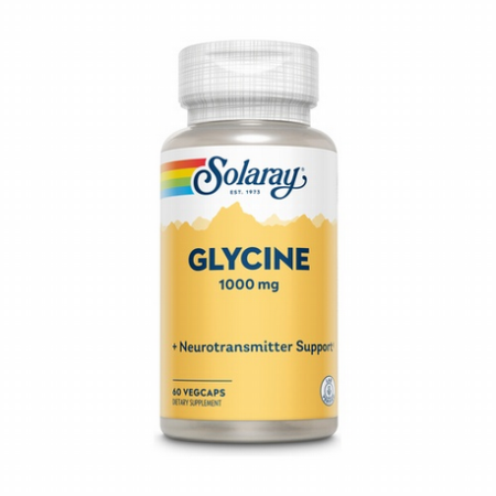 GLYCINE 1000 MG- 60 CÁPSULAS VEGETALES SOLARAY