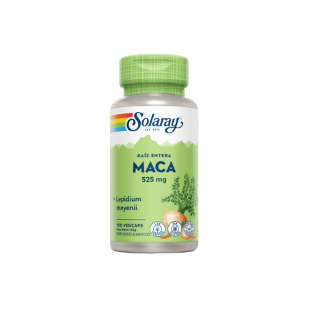 MACA 525 MG 100 CAPSULAS SOLARAY