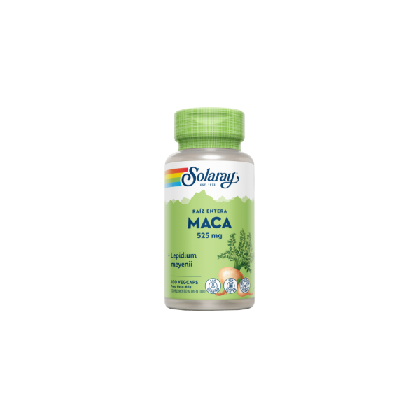 MACA 525 MG 100 CAPSULAS SOLARAY