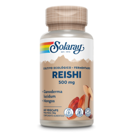 FERMENTED REISHI 500 MG  60 CAPSULAS SOLARAY