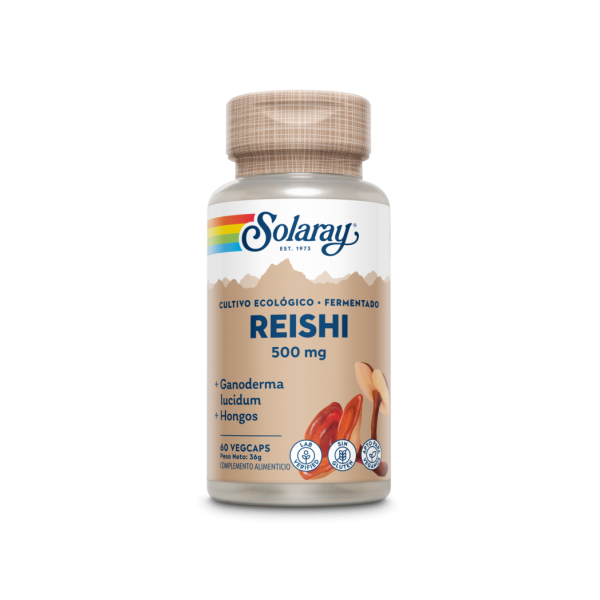 FERMENTED REISHI 500 MG  60 CAPSULAS SOLARAY