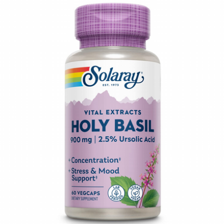 HOLLY BASIL 450 MG 60 CÁPSULAS SOLARAY