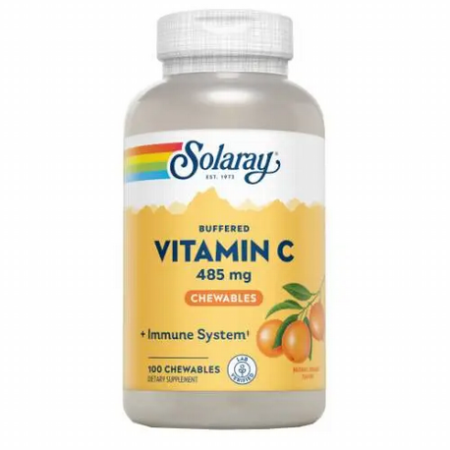 VITAMINA C 500 - 100 MASTICABLES NARANJA SOLARAY