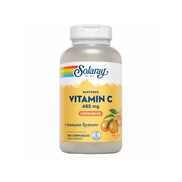 VITAMINA C 500 - 100 MASTICABLES NARANJA SOLARAY