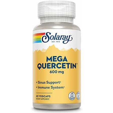 MEGA QUERCETIN 600 MG  60 CAPSULAS SOLARAY