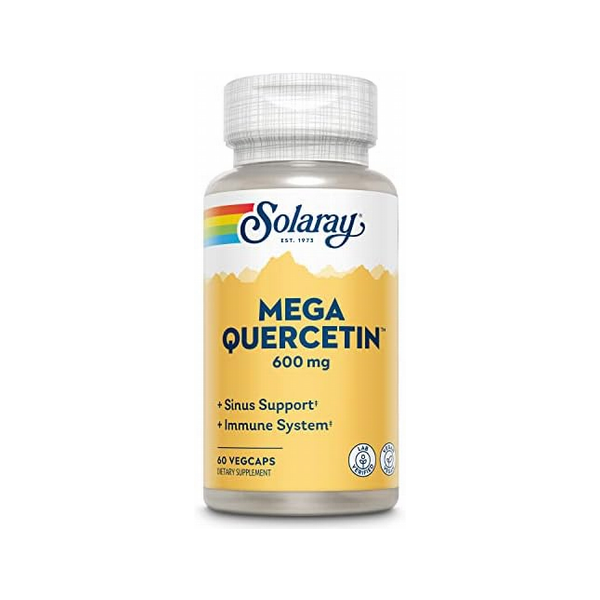 MEGA QUERCETIN 600 MG  60 CAPSULAS SOLARAY