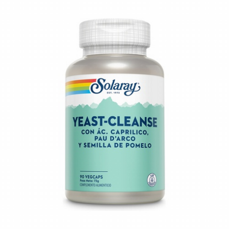 YEAST CLEANSE- 90 CÁPSULAS VEGETALES- SOLARAY