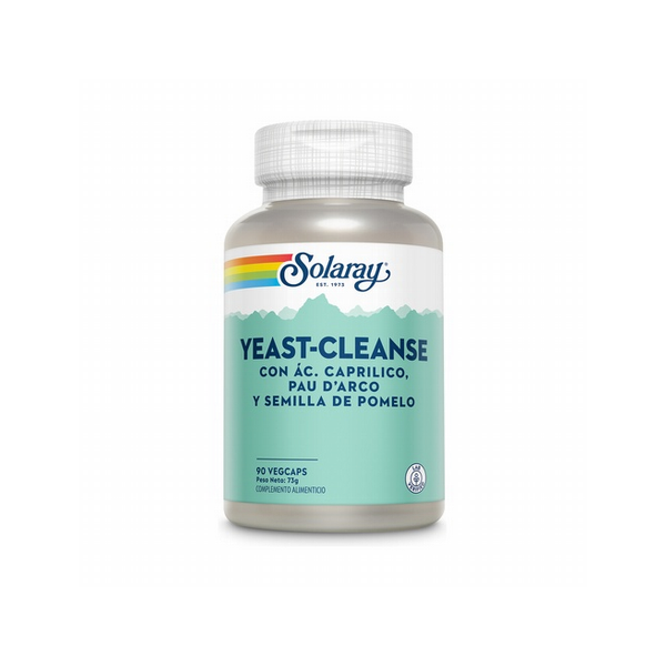 YEAST CLEANSE- 90 CÁPSULAS VEGETALES- SOLARAY