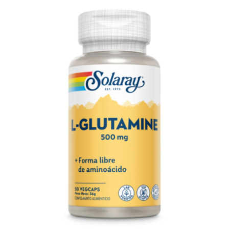 L-GLUTAMINE 500 MG- 50 CÁPSULAS SOLARAY