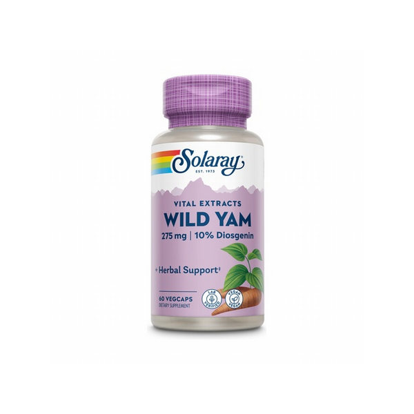 WILD YAM  60 CÁPSULAS VEGETALES- SOLARAY