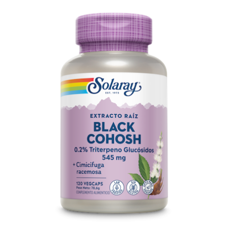 BLACK COHOSH(CIMICIFUGA) 120VCAPS SOLARAY