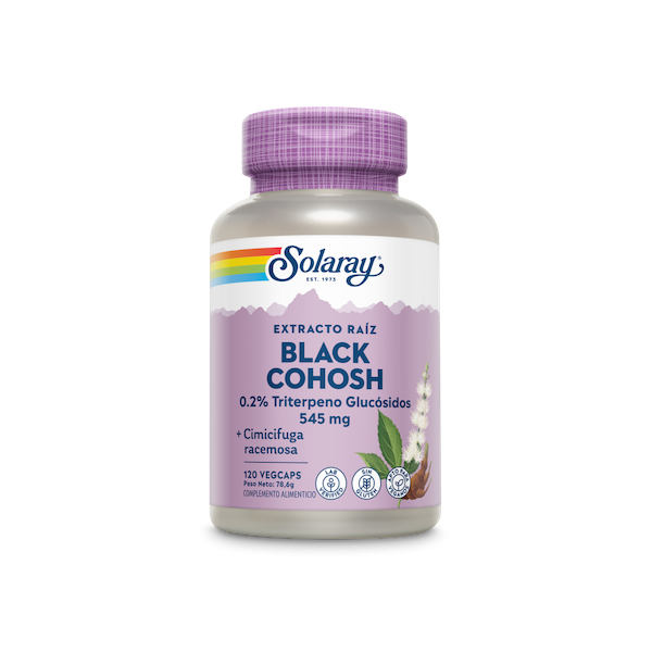BLACK COHOSH(CIMICIFUGA) 120VCAPS SOLARAY