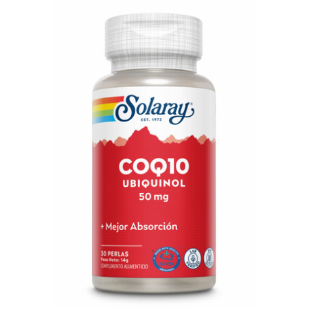 UBIQUINOL 50MG 30 PERLAS  SOLARAY