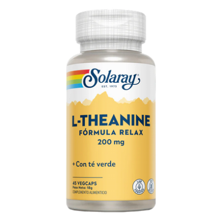 L-THEANINE 200 MG- 45 CÁPSULAS- SOLARAY