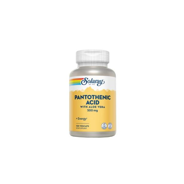 PANTOTHENIC ACID 500 MG 100 CÁP.SOLARAY