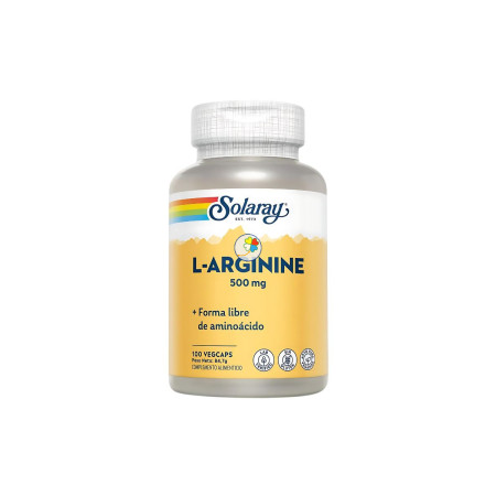 L-ARGININE 500 MG- 10 CÁPSULAS- SOLARAY