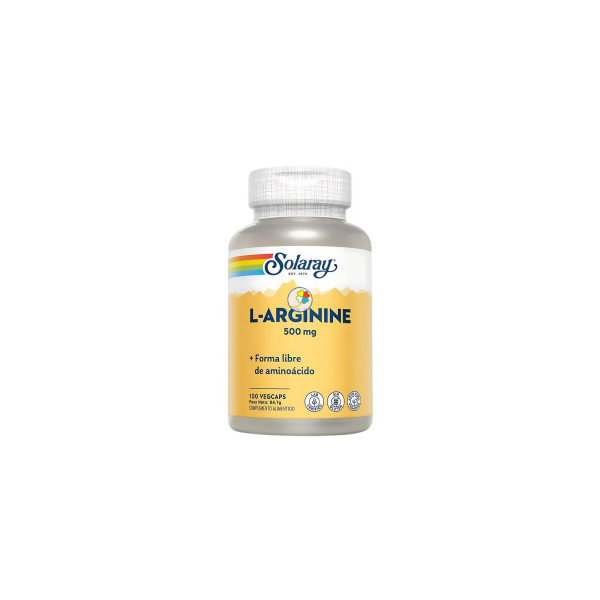 L-ARGININE 500 MG- 10 CÁPSULAS- SOLARAY