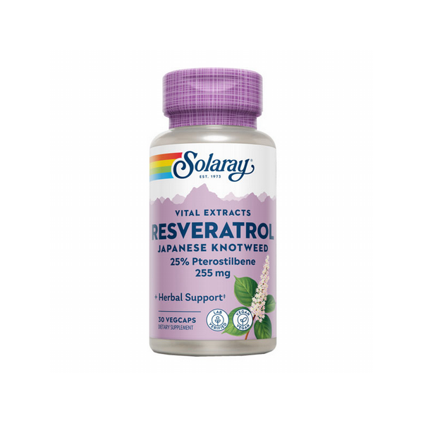 SUPER RESVERATROL 255MG 30VCAPS SOLARAY