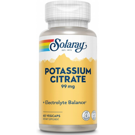 POTASIO CITRATO 99mg 60cap SOLARAY