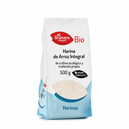 HARINA DE ARROZ INTEGRAL BIO, 500 g E/G