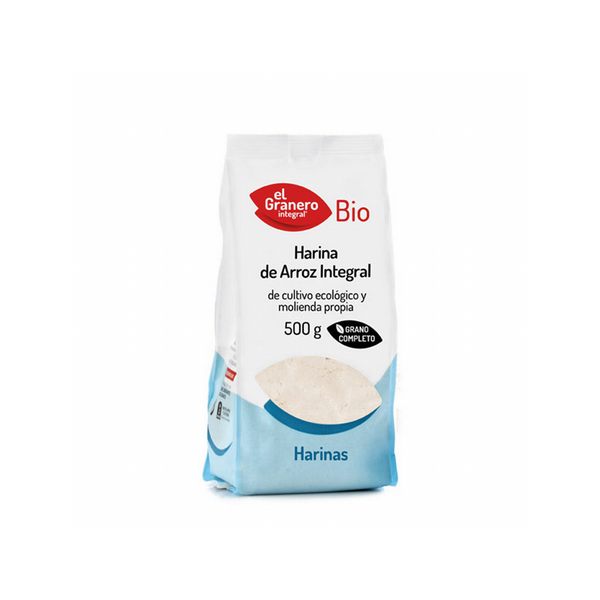 HARINA DE ARROZ INTEGRAL BIO, 500 g E/G