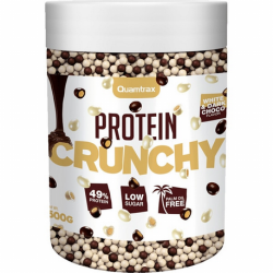 QUAMTRAX CRUNCHY PROTEIN DARK & WHITE CHOCO 500GR