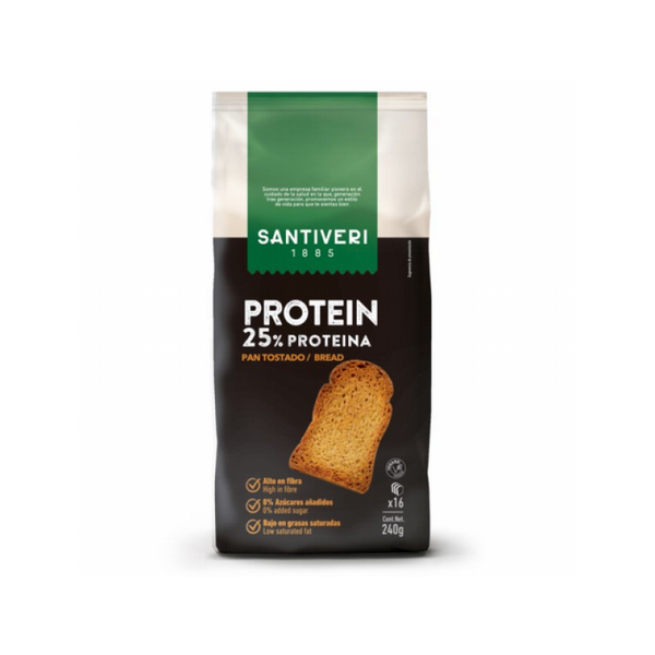 PAN TOSTADO PROTEICO 240GR SANTIVERI