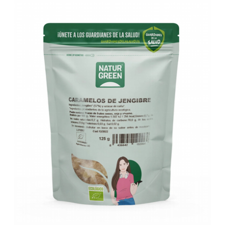 CARAMELOS DE JENGIBRE 125GR NATURGREEN