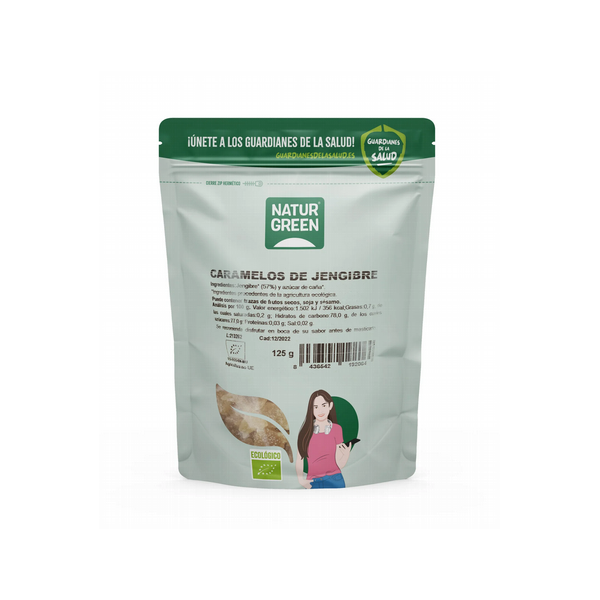 CARAMELOS DE JENGIBRE 125GR NATURGREEN