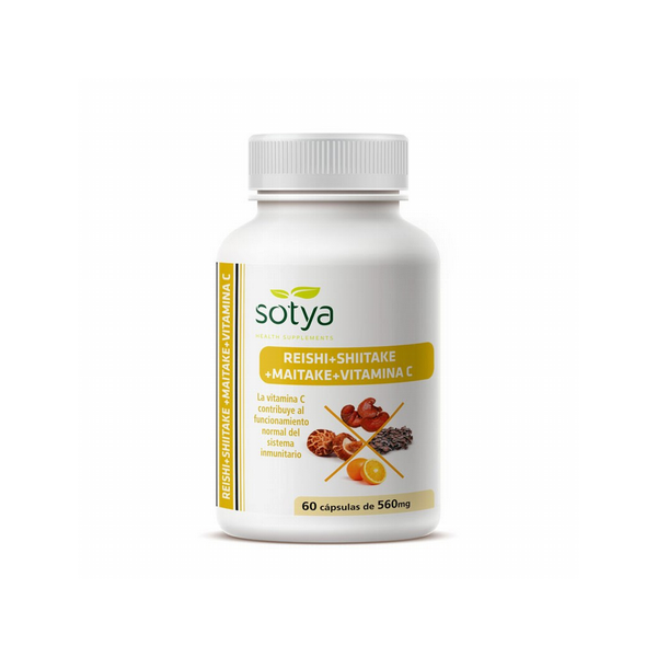 REISHI MAITAKE SHITAKE 60 CAPS.  SOTYA