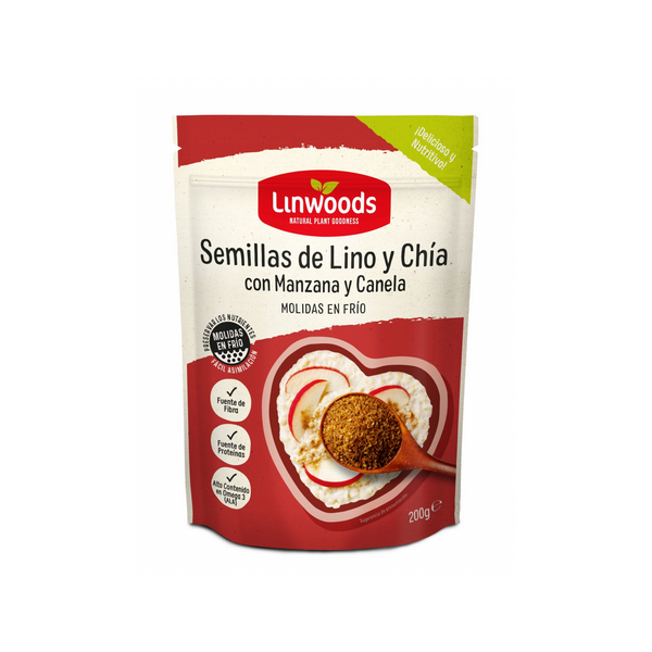 LINWOODS 200GR LINO CHIA MANZ CANELA BIO