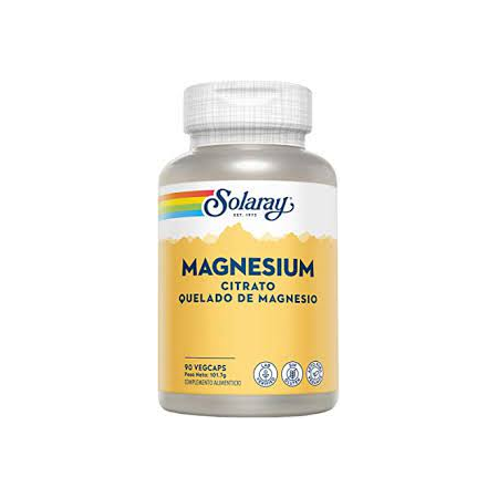 MAGNESIUM  CITRATO- 90 CÁPSULAS VEGETALES SOLARAY