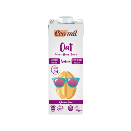 BEBIDA DE AVENA ECOMIL S/GLUTEN 1LT