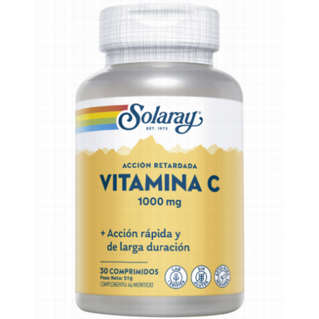 VITAMINA C 100comp 1000mg SOLARAY