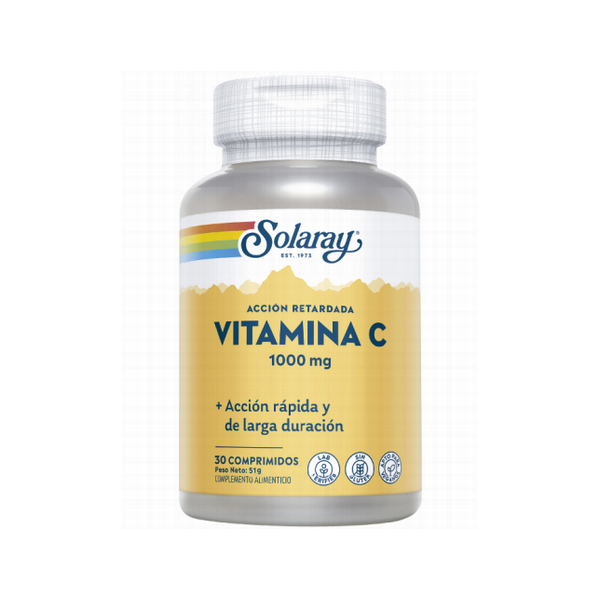 VITAMINA C 100comp 1000mg SOLARAY