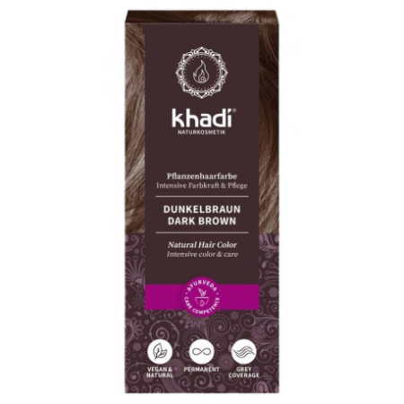 KHADI TINTE CASTAÑO OSCURO