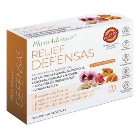 RELIEF DEFENSAS 30 CAPS. VEGETALES