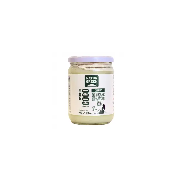 ACEITE DE COCO DESODORIZADO 400GR NATURGREEN