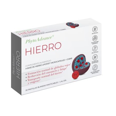 HIERRO 30 PASTILLAS BLANDAS MASTICABLES